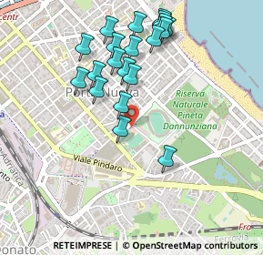 Mappa Viale V. Pepe, 65126 Pescara PE, Italia (0.505)