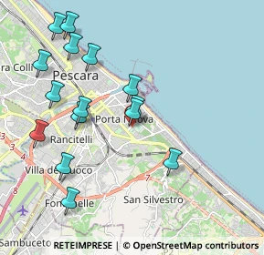 Mappa Viale V. Pepe, 65126 Pescara PE, Italia (2.234)