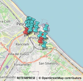 Mappa Viale V. Pepe, 65126 Pescara PE, Italia (1.3495)