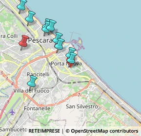 Mappa Viale V. Pepe, 65126 Pescara PE, Italia (2.14455)