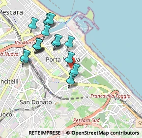 Mappa Viale V. Pepe, 65126 Pescara PE, Italia (0.963)