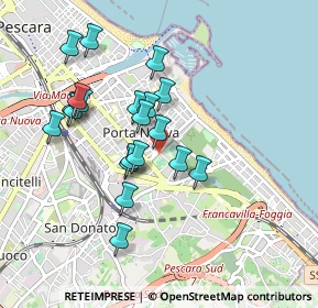 Mappa Viale V. Pepe, 65126 Pescara PE, Italia (0.859)