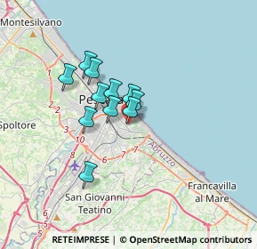 Mappa Viale V. Pepe, 65126 Pescara PE, Italia (2.44182)