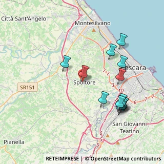 Mappa Via G. Fonzi, 65010 Spoltore PE, Italia (4.32143)