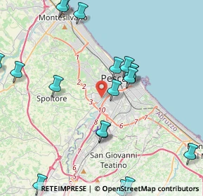 Mappa Via Berna, 65010 Villa Raspa PE, Italia (5.48947)