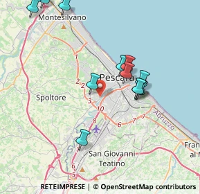 Mappa Via Berna, 65010 Villa Raspa PE, Italia (4.07417)