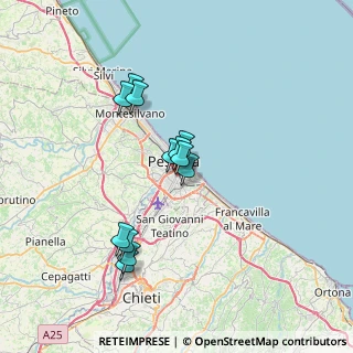 Mappa Via Cetteo Ciglia, 65100 Pescara PE, Italia (6.1175)