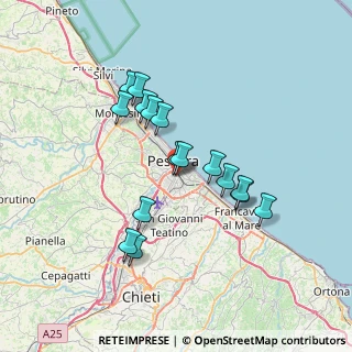 Mappa Via Cetteo Ciglia, 65129 Pescara PE, Italia (6.44125)