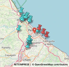 Mappa Via Cetteo Ciglia, 65128 Pescara PE, Italia (6.44706)