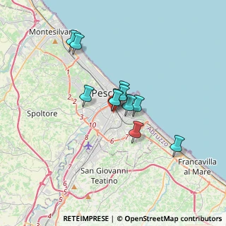 Mappa Via Cetteo Ciglia, 65100 Pescara PE, Italia (2.47545)