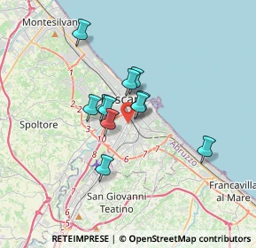 Mappa Via Cetteo Ciglia, 65128 Pescara PE, Italia (2.52182)