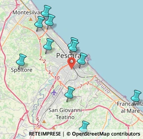 Mappa Via Cetteo Ciglia, 65128 Pescara PE, Italia (5.05083)