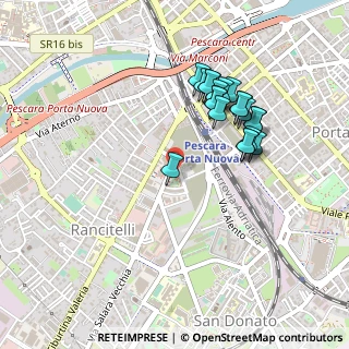 Mappa Via Cetteo Ciglia, 65128 Pescara PE, Italia (0.457)