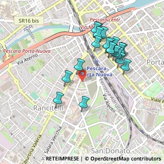 Mappa Via Cetteo Ciglia, 65100 Pescara PE, Italia (0.5035)