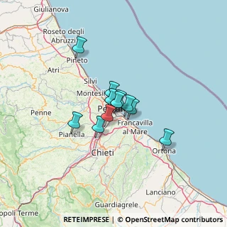 Mappa Via Cetteo Ciglia, 65100 Pescara PE, Italia (7.80727)