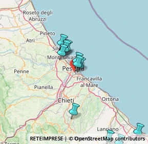 Mappa Via Cetteo Ciglia, 65128 Pescara PE, Italia (17.35615)