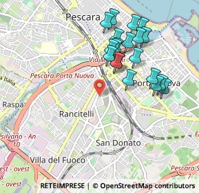 Mappa Via Cetteo Ciglia, 65128 Pescara PE, Italia (0.998)