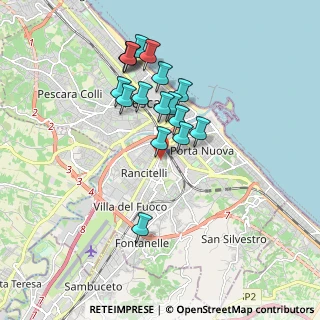 Mappa Via Cetteo Ciglia, 65129 Pescara PE, Italia (1.68)