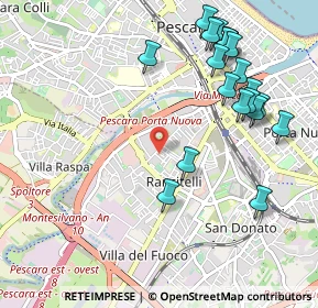 Mappa Via Sacco, 65128 Pescara PE, Italia (1.2315)