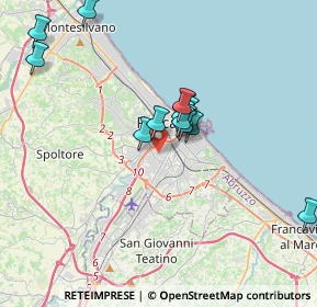 Mappa Via Sacco, 65128 Pescara PE, Italia (3.26571)
