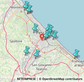Mappa Via Sacco, 65128 Pescara PE, Italia (3.60667)