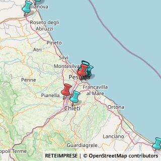 Mappa Via Lago di Campotosto, 65129 Pescara PE, Italia (14.09727)