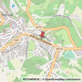Mappa Viale s. francesco 17, 65017 Penne, Pescara (Abruzzo)