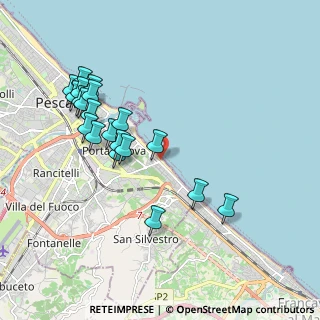 Mappa Piazza le Laudi, 65129 Pescara PE, Italia (2.082)