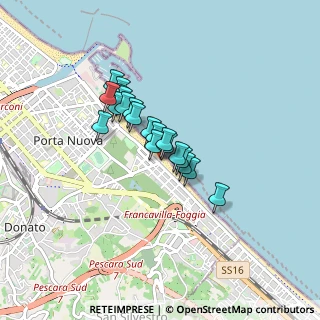 Mappa Piazza le Laudi, 65129 Pescara PE, Italia (0.59)