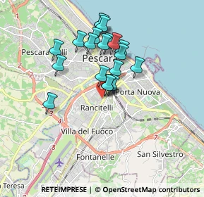 Mappa Via Vezzola, 65128 Pescara PE, Italia (1.5845)