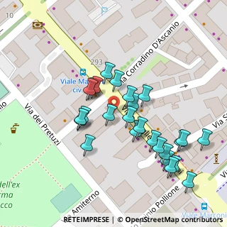 Mappa Viale Gabriele D'Annunzio, 65121 Pescara PE, Italia (0.04231)