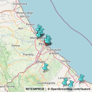 Mappa Via G. D'Annunzio, 65100 Pescara PE, Italia (17.33615)