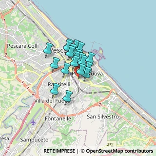 Mappa Via G. D'Annunzio, 65100 Pescara PE, Italia (1.0455)