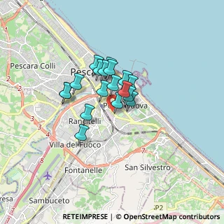 Mappa Via G. D'Annunzio, 65100 Pescara PE, Italia (1.14222)