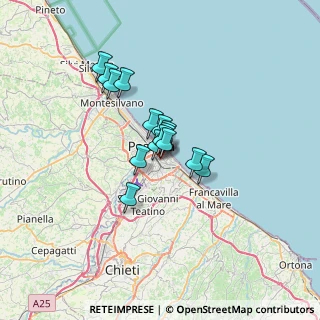 Mappa Via G. D'Annunzio, 65100 Pescara PE, Italia (4.36067)