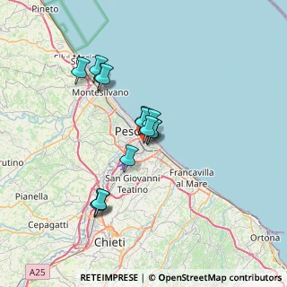 Mappa Via G. D'Annunzio, 65100 Pescara PE, Italia (5.74857)