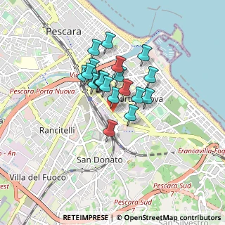Mappa Via G. D'Annunzio, 65100 Pescara PE, Italia (0.631)
