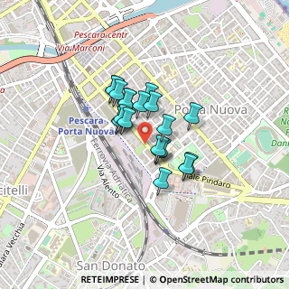 Mappa Via G. D'Annunzio, 65100 Pescara PE, Italia (0.28)