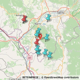 Mappa Strada Provinciale, 05035 Terni TR, Italia (6.51455)