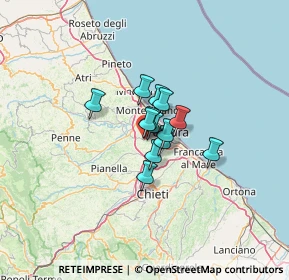 Mappa Via de Cesaris U., 65010 Spoltore PE, Italia (6.48615)