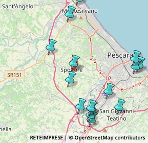 Mappa Via de Cesaris U., 65010 Spoltore PE, Italia (5.15)