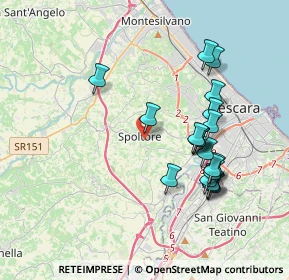 Mappa Via de Cesaris U., 65010 Spoltore PE, Italia (3.8355)