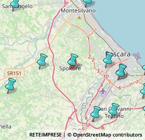 Mappa Via de Cesaris U., 65010 Spoltore PE, Italia (6.49071)