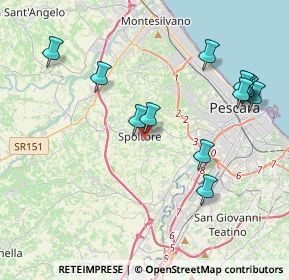 Mappa Via de Cesaris U., 65010 Spoltore PE, Italia (4.50833)