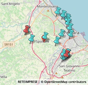 Mappa Via de Cesaris U., 65010 Spoltore PE, Italia (4.296)