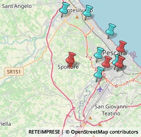 Mappa Via de Cesaris U., 65010 Spoltore PE, Italia (4.49273)