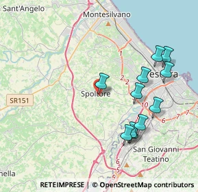 Mappa Via de Cesaris U., 65010 Spoltore PE, Italia (4.17636)