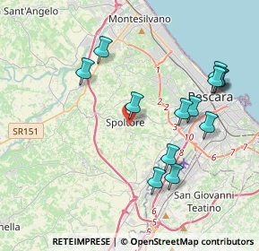 Mappa Via de Cesaris U., 65010 Spoltore PE, Italia (4.29615)