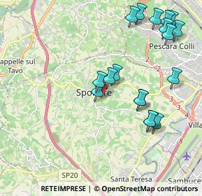 Mappa Via de Cesaris U., 65010 Spoltore PE, Italia (2.34944)