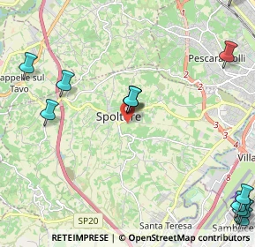 Mappa Via de Cesaris U., 65010 Spoltore PE, Italia (3.20154)